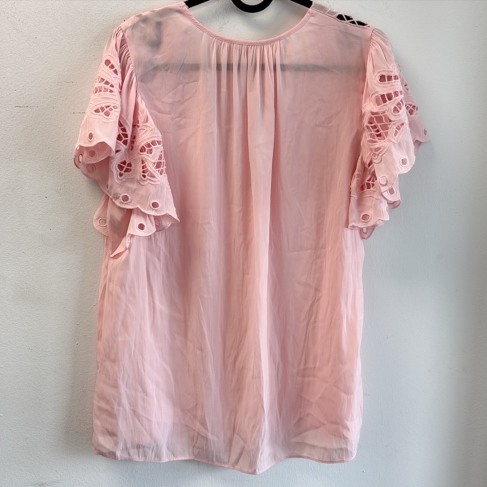 Ramy Brook Rochelle Pink Top - Picture 3 of 6